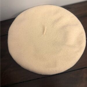 Parkhurst Cream Wool Beret – Made in Canada